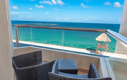 MOON PALACE CANCUN  SUPERIOR DELUXE OCEAN FRONT BALCONY